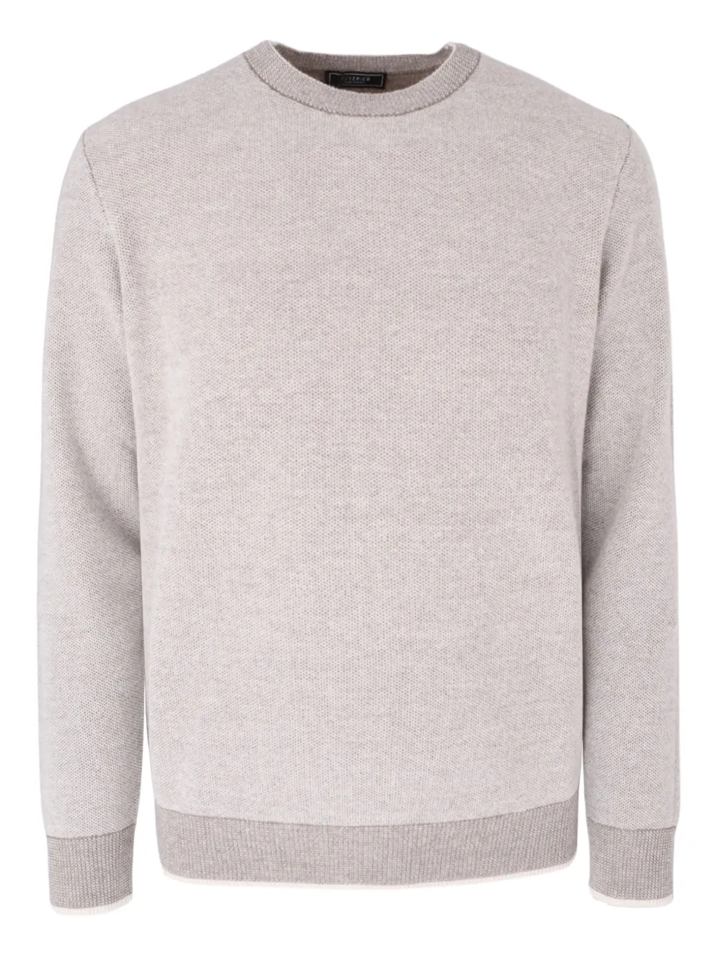 Peserico ribbed trim sweater | Neutrals | Image 1