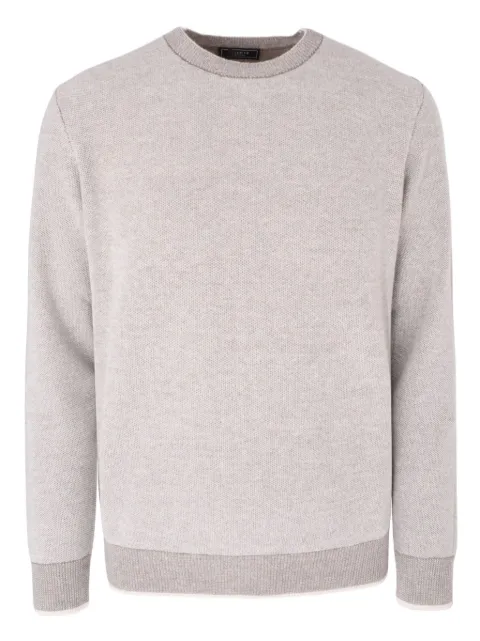 Peserico ribbed trim sweater