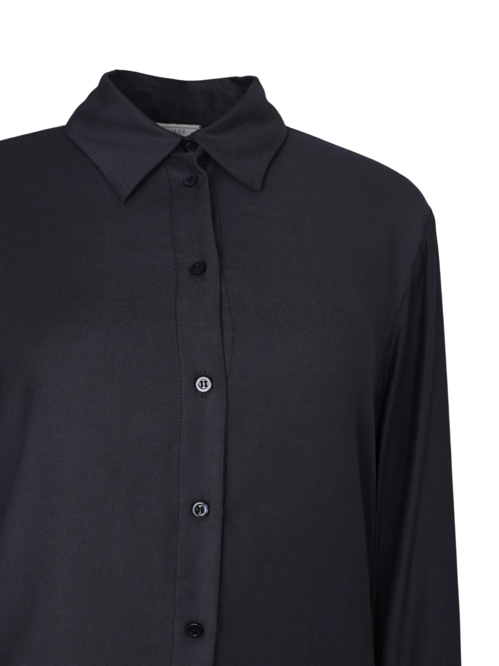 Peserico contrast-trim button-down shirt Blauw