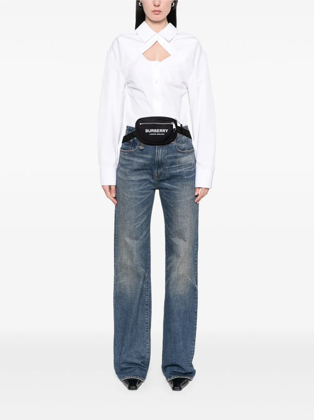 Burberry Pre-Owned 2018-2025 Nylon Logo Cannon belt bag | Pre-Owned | Image 2