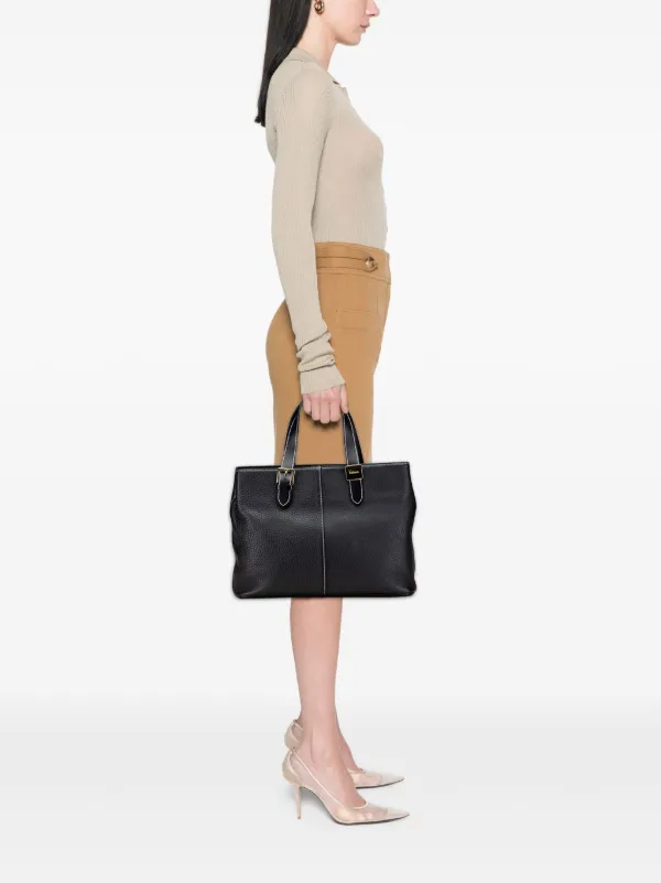 Burberry Pre-Owned 20th Century レザートートバッグ | ブラック