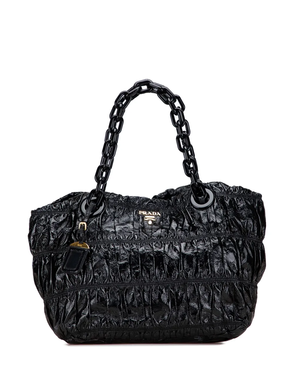 Prada Pre-Owned tote de compras Vernice Gaufre 2000-2025 | negro | Image 1