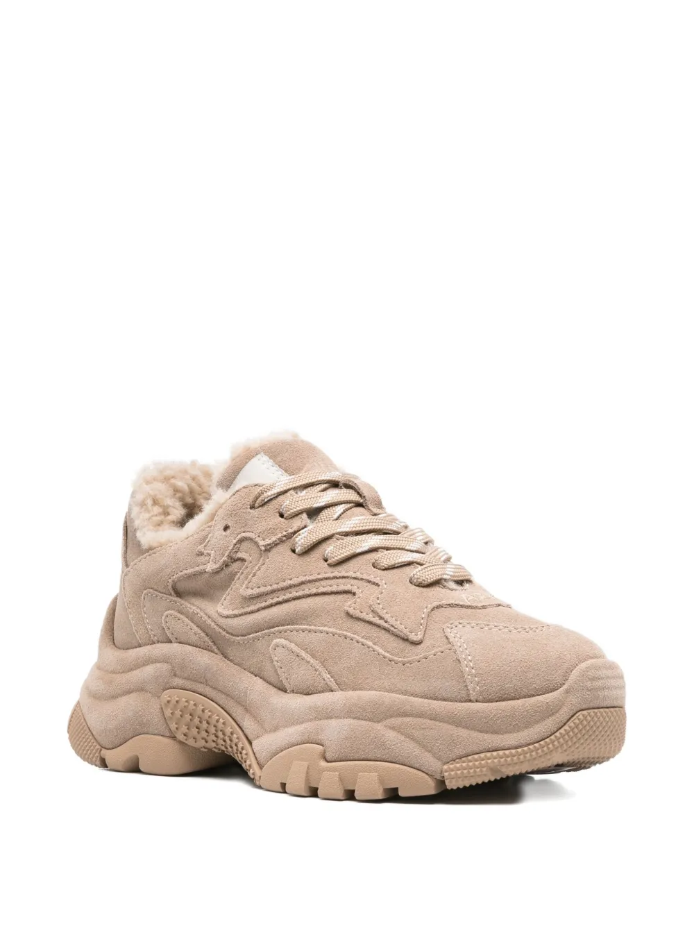 Ash Addict sneakers met vlakken - Bruin