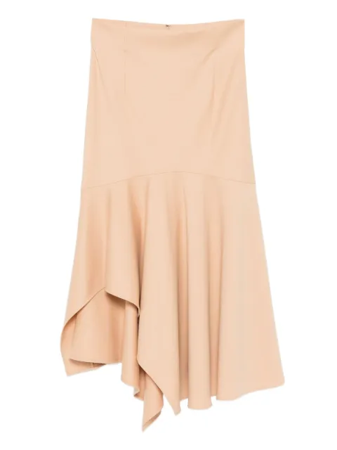 Alberta Ferretti ruffled midi skirt