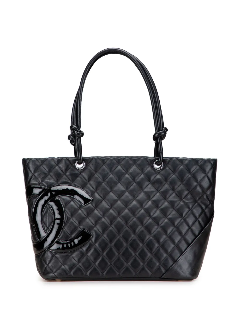 CHANEL Pre-Owned 2012 Large Lambskin Cambon Ligne tote bag | Black | Image 1