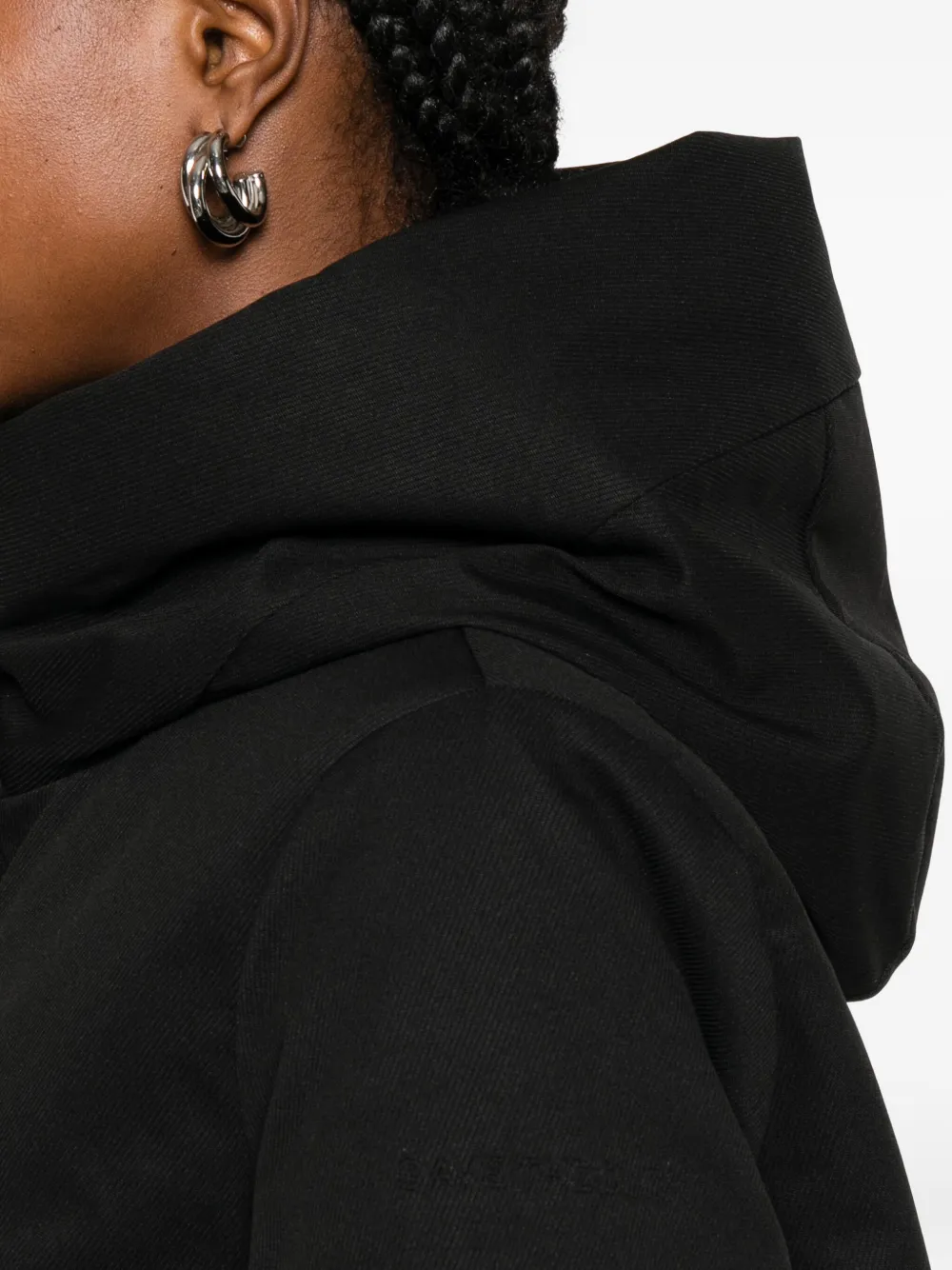 Save The Duck Hooded Jacket In Black