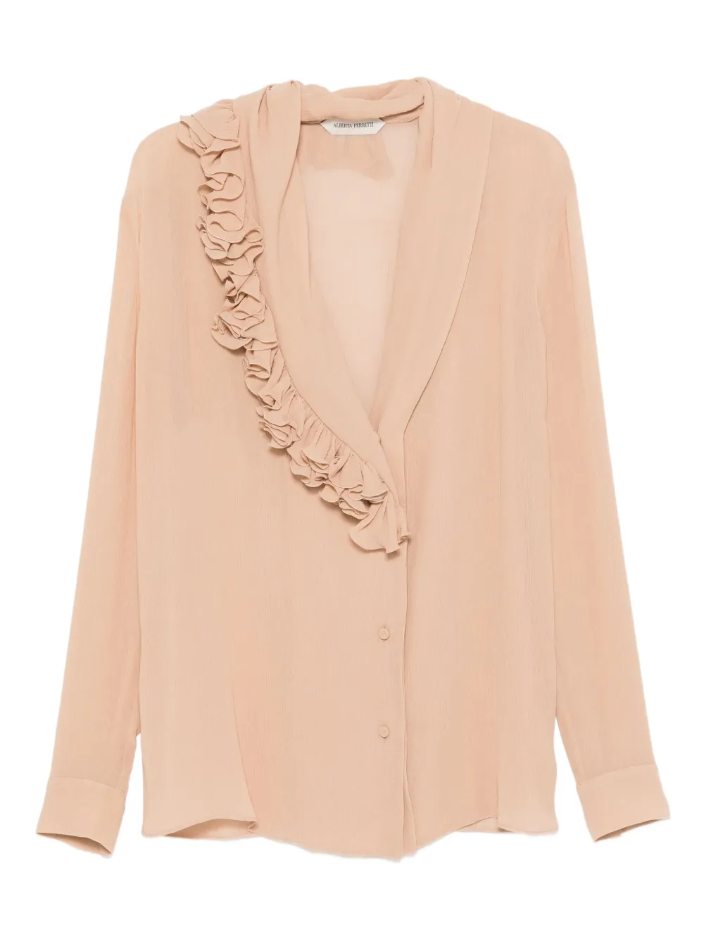 Alberta Ferretti camisa con volantes | rosado | Image 1