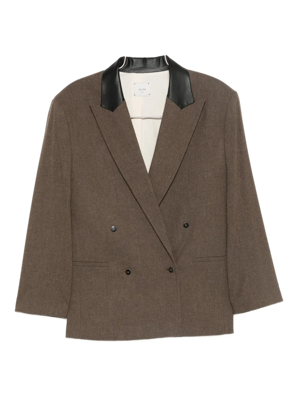 Alysi blazer con doble botonadura | marrón | Image 1