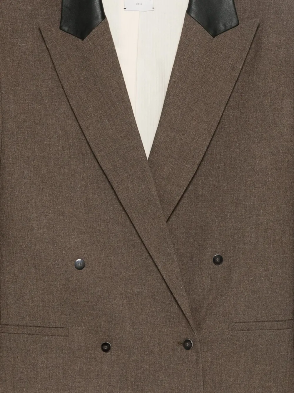 Alysi Blazer met dubbele rij knopen Bruin