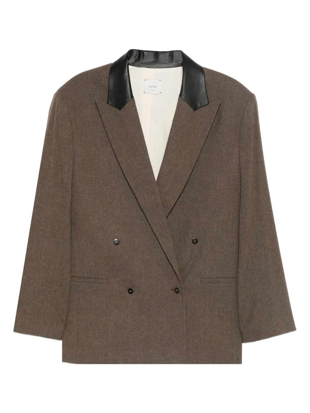Alysi Blazer com abotoamento duplo | Marrom | Image 1