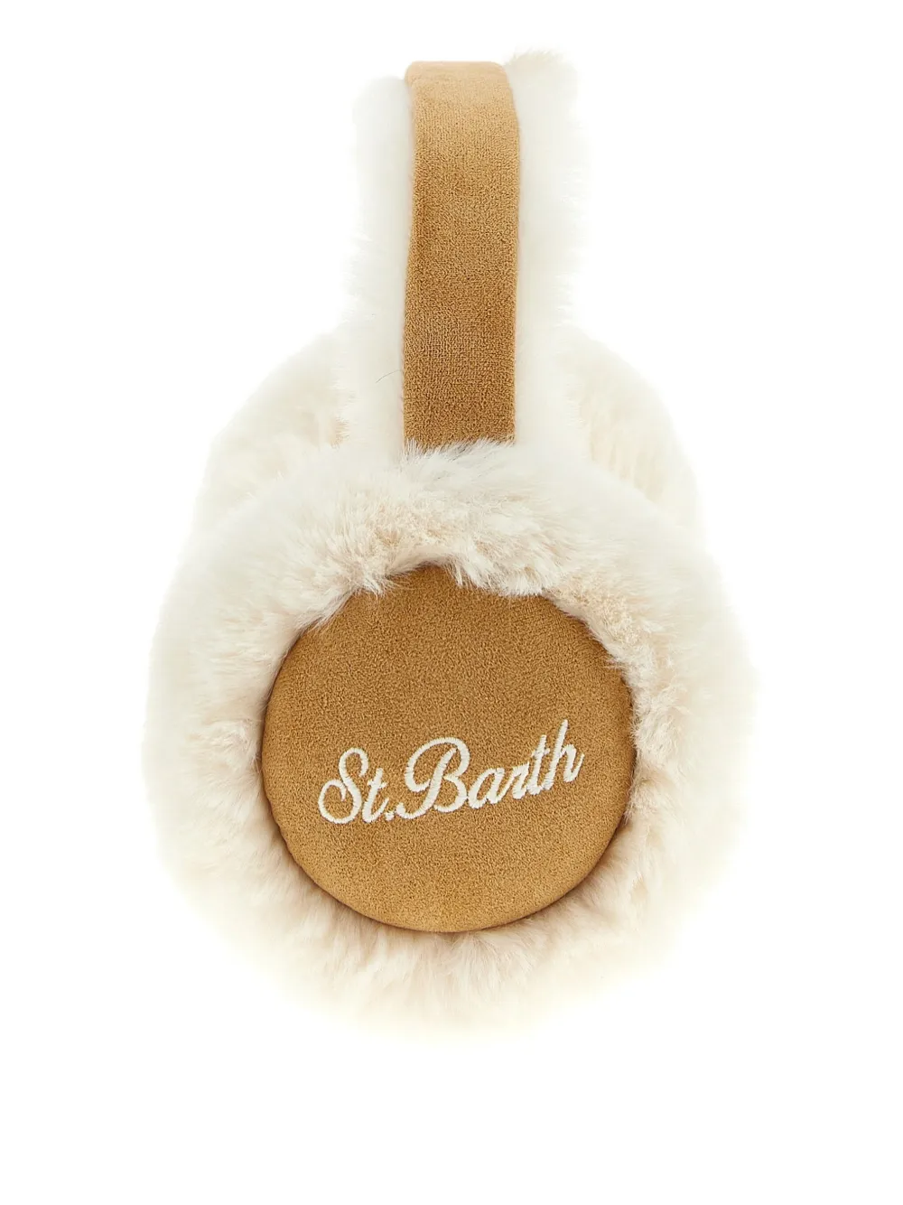 MC2 Saint Barth logo-embroidery earmuffs - Beige
