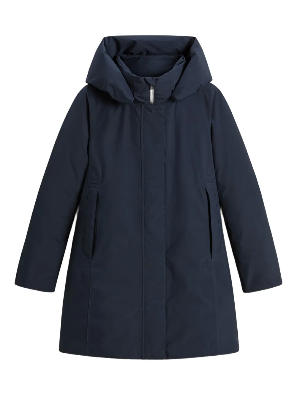 Woolrich abrigo con capucha y cierre | azul | Image 1
