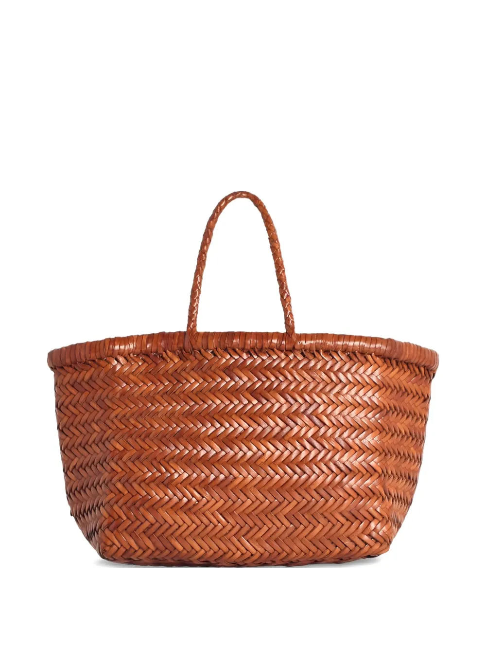 Dragon Diffusion Leather Shoulder Bag In Brown