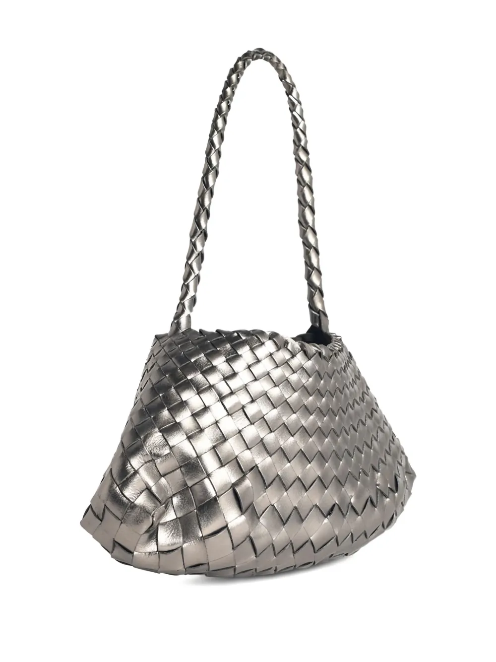 DRAGON DIFFUSION Rosanna leren schoudertas Zilver