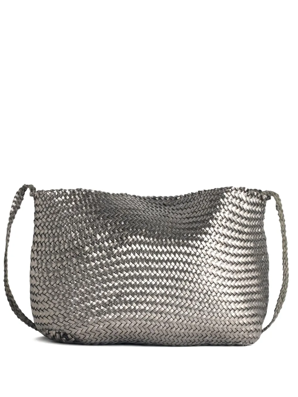 Dragon Diffusion Leather Shoulder Bag In Silver