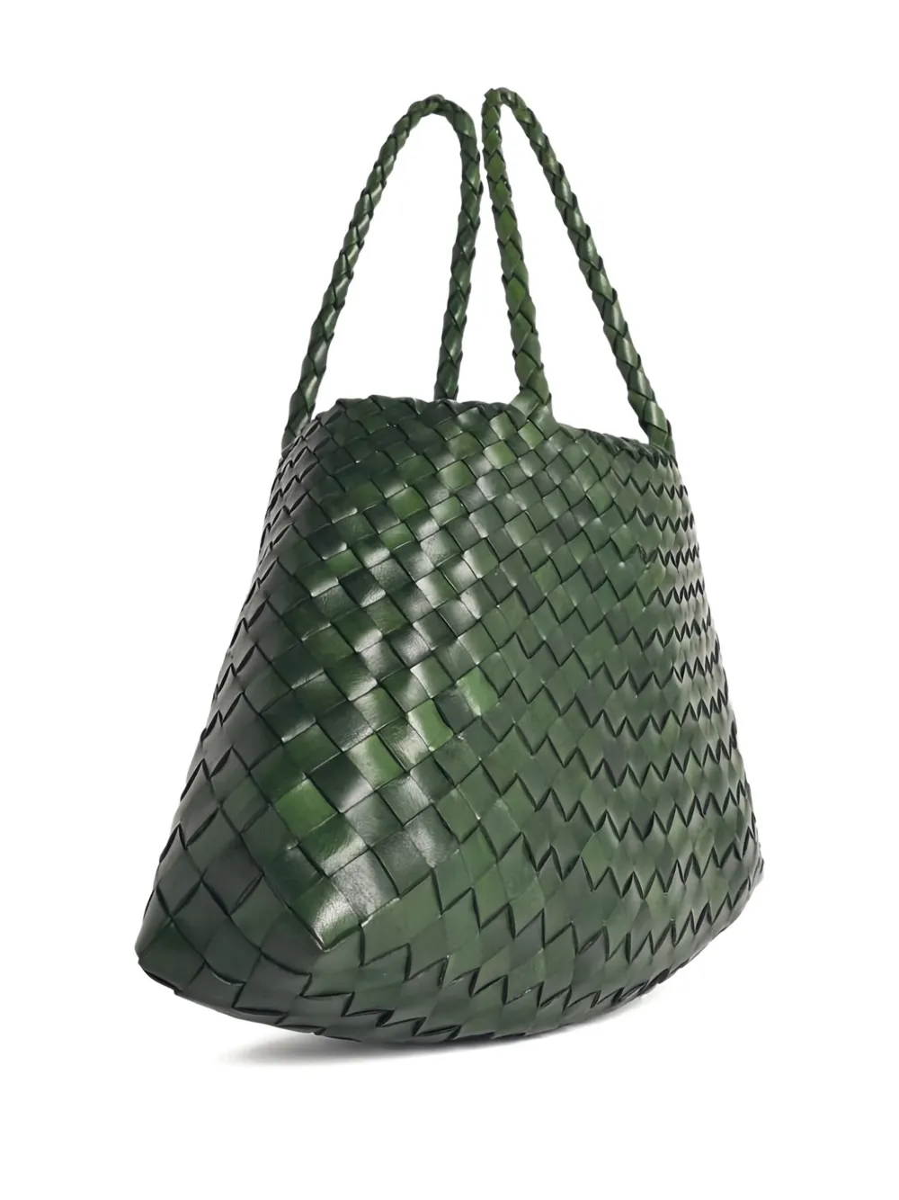 Dragon Diffusion Hand-woven Pendant Shoulder Bag In Green