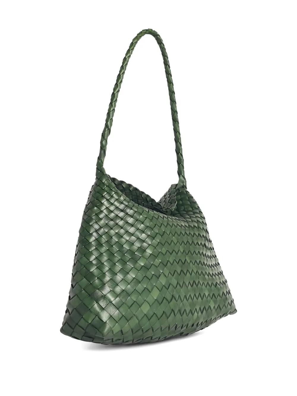 Dragon Diffusion Snta Maria Leather Shoulder Bag In Green