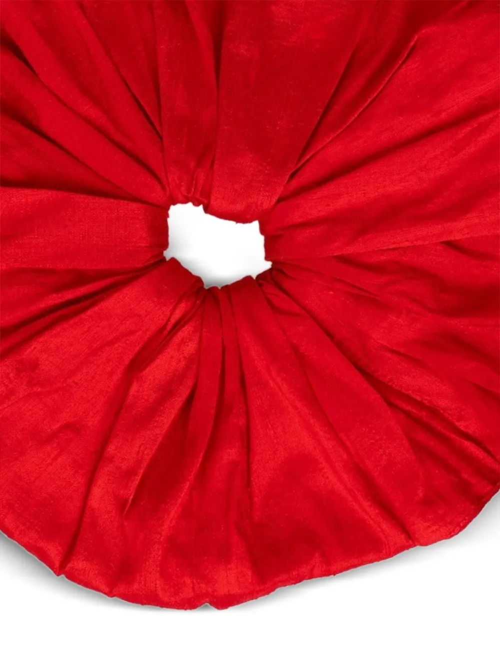 Hai Dupion Silk Scrunchie In Red