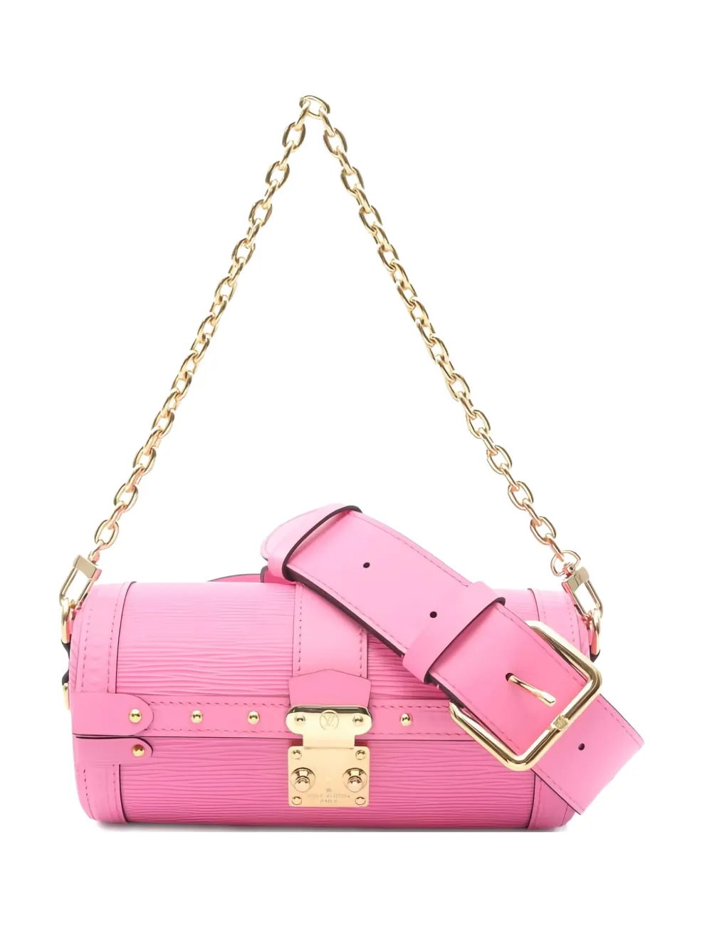 Pre-owned Louis Vuitton 2021s Papillon Trunk Handbag In Pink