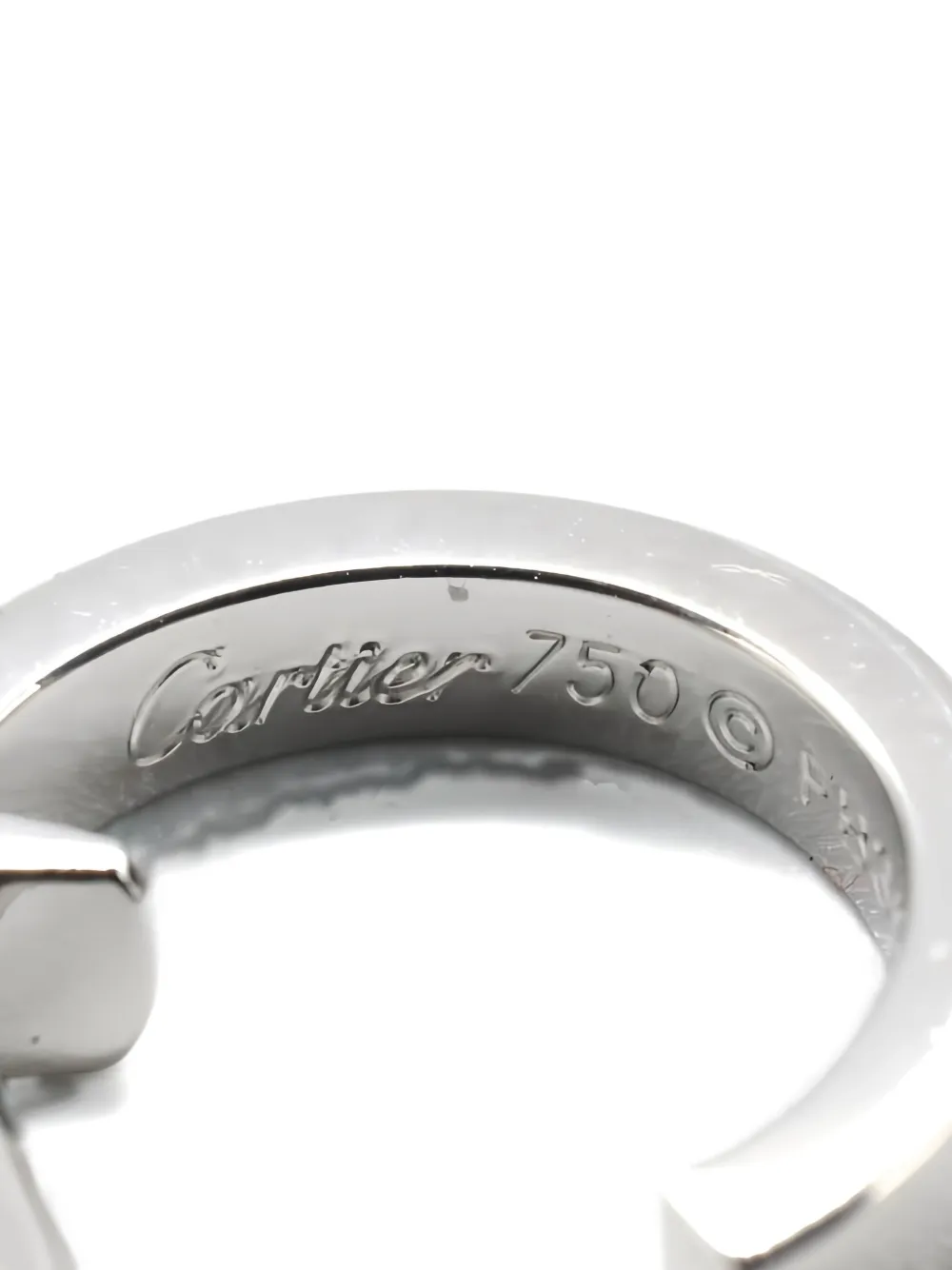 Pre-owned Cartier 2010s Love Sm Earrings In Silver
