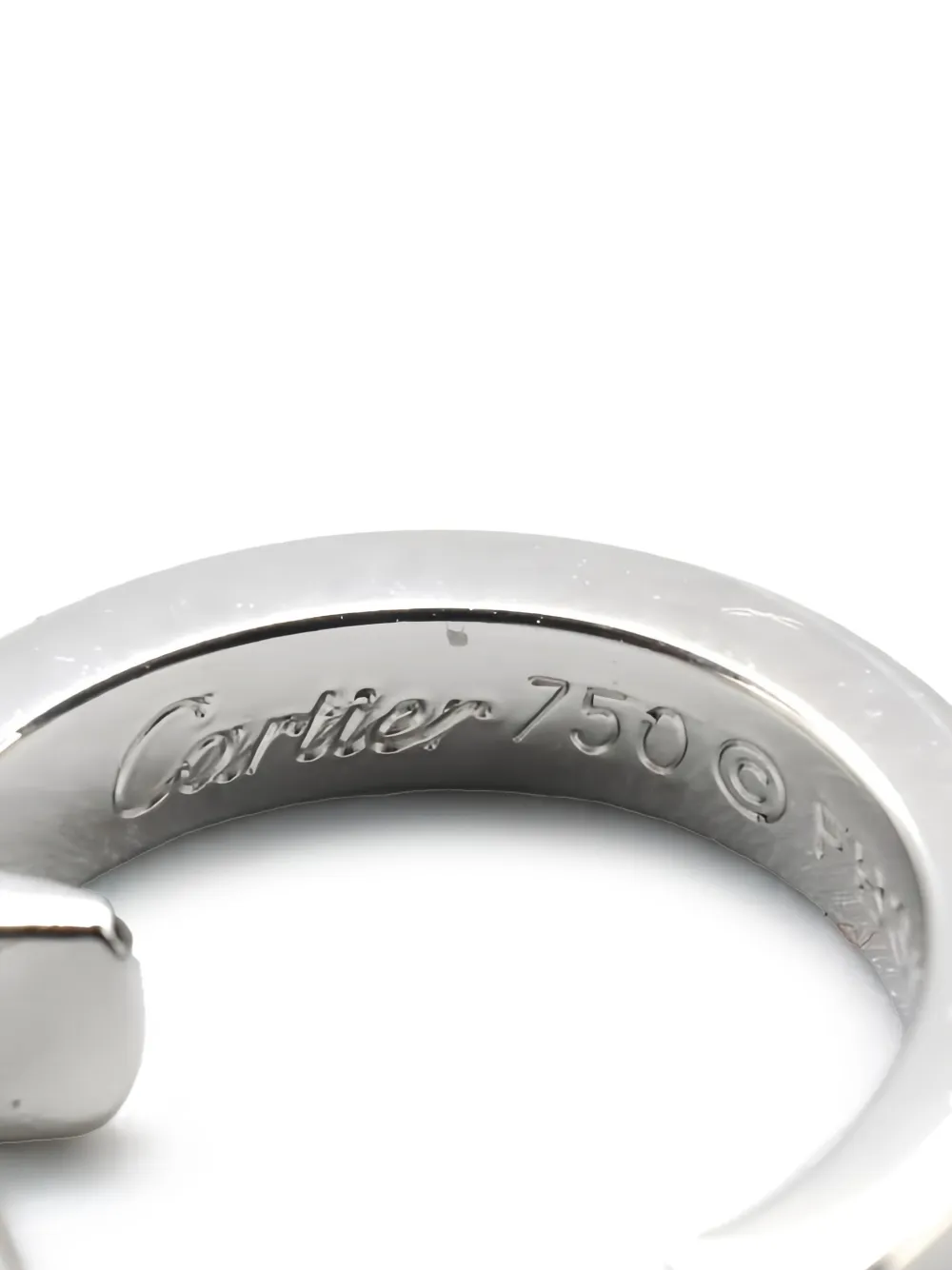 2010s 18Kt white gold Love SM earrings