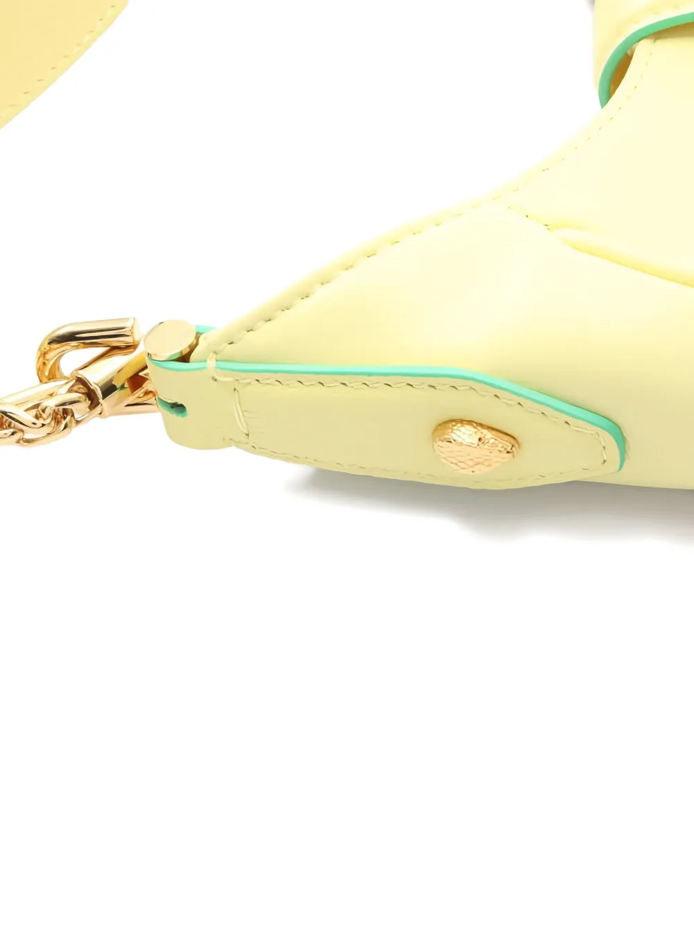 Pre-owned Bvlgari 2010s Serpenti Ellipse Handbag In Yellow