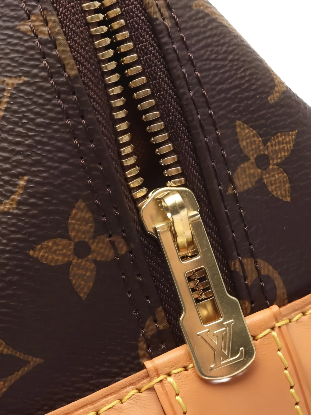 Louis Vuitton Pre-Owned 2018 Alma Monogram handtas Bruin