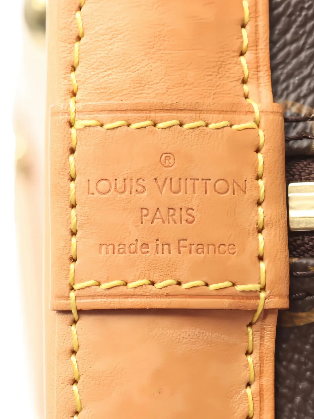 Louis Vuitton Pre-Owned 2018 Alma Monogram handtas Bruin
