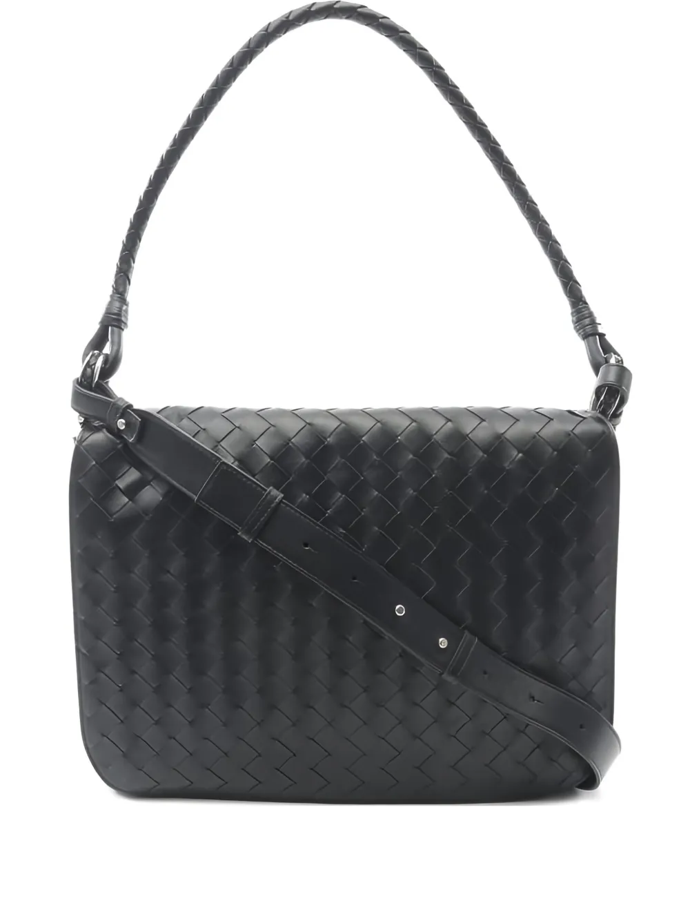 Bottega Veneta Pre-Owned 2020s Intrecciato shoulder bag | Black | Image 1