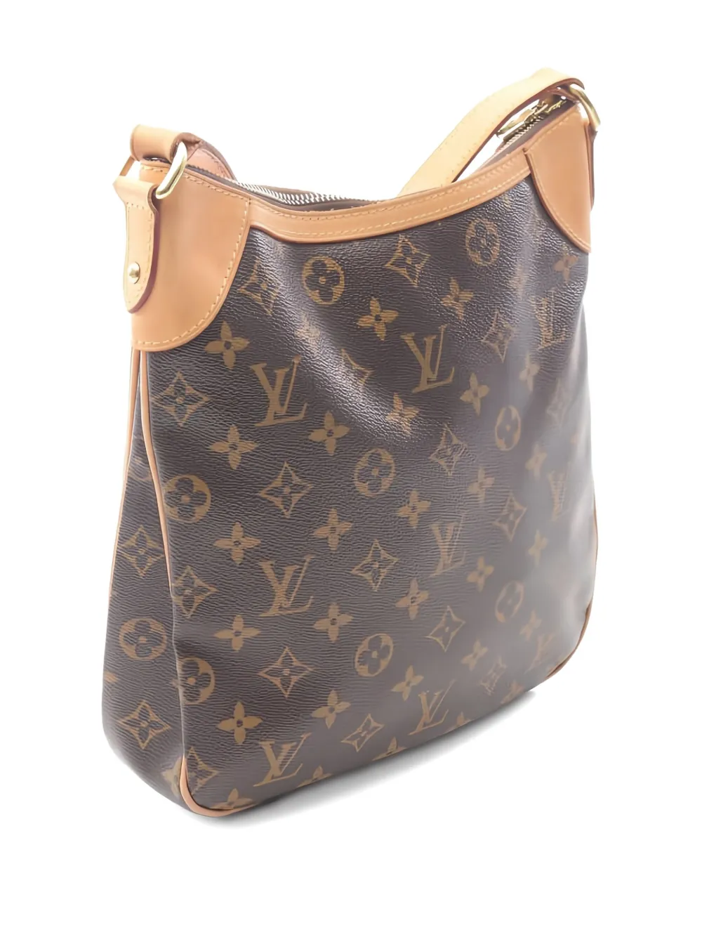 Pre-owned Louis Vuitton 2010 Odéon Pm Shoulder Bag In Brown