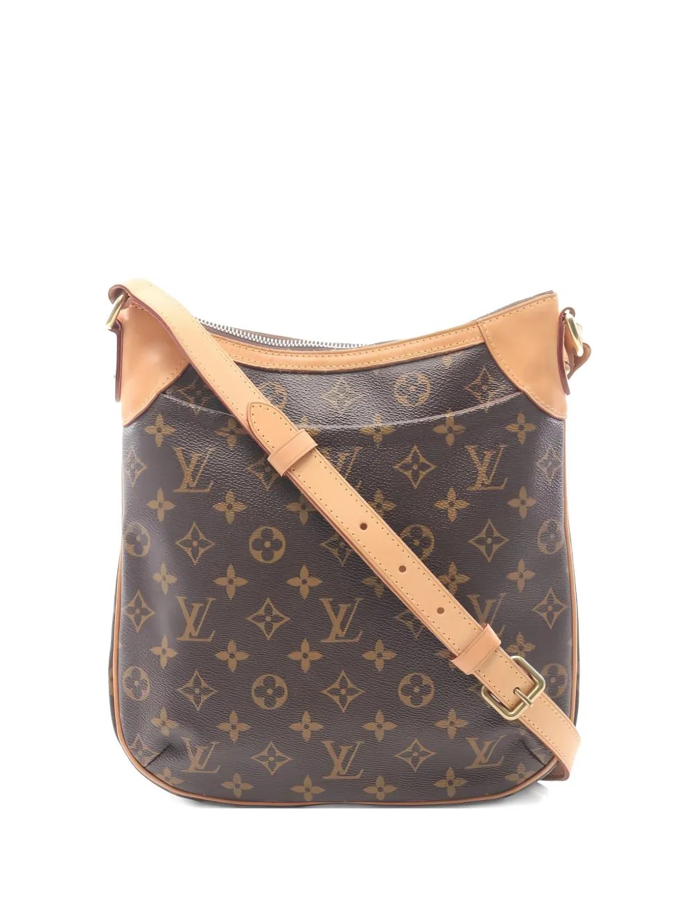 Pre-owned Louis Vuitton 2010 Odéon Pm Shoulder Bag In Brown