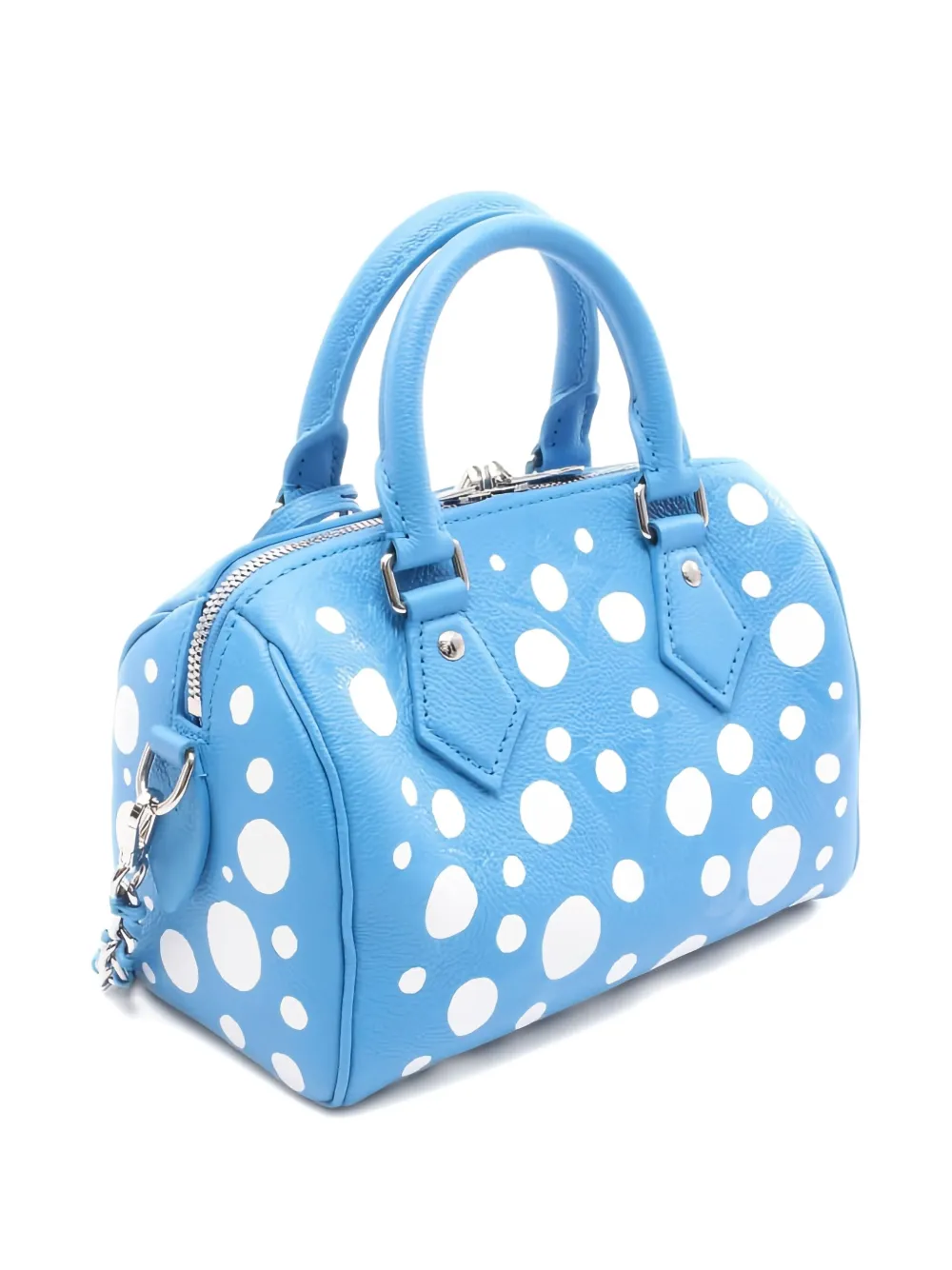 Louis Vuitton Pre-Owned 2010 Yayoi Kusama Speedy Bandouliere 20 infinity dot handtas - Blauw