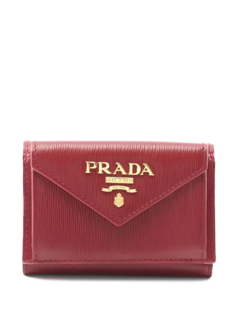 Prada Pre-Owned 2010 leather trifold compact wallet