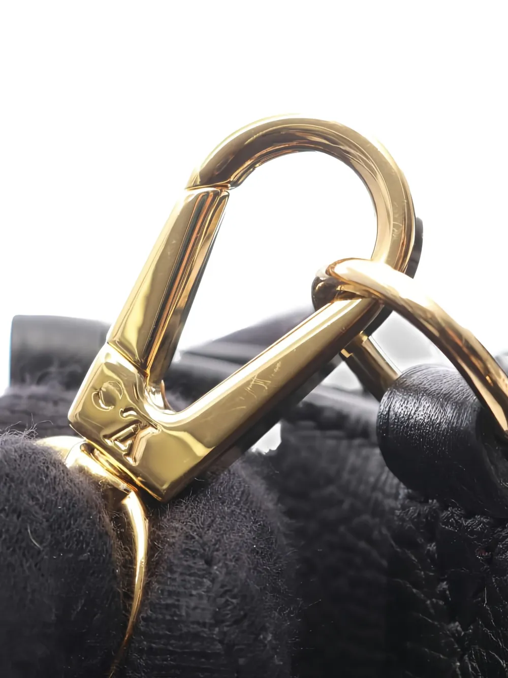 Pre-owned Louis Vuitton 2021s Grained-leather Tote Bag In Black