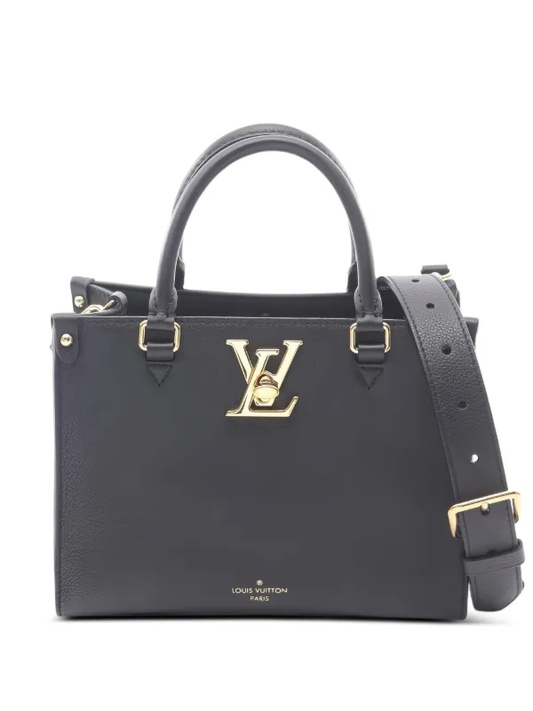 Louis Vuitton Pre-Owned 2021s grained-leather Tote Bag Black FARFETCH ID - Main Image