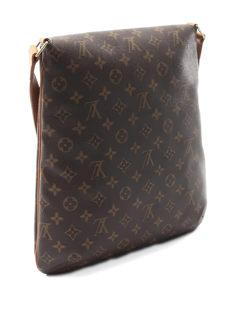 Pre-owned Louis Vuitton 2000 Musette Monogram Shoulder Bag In Brown