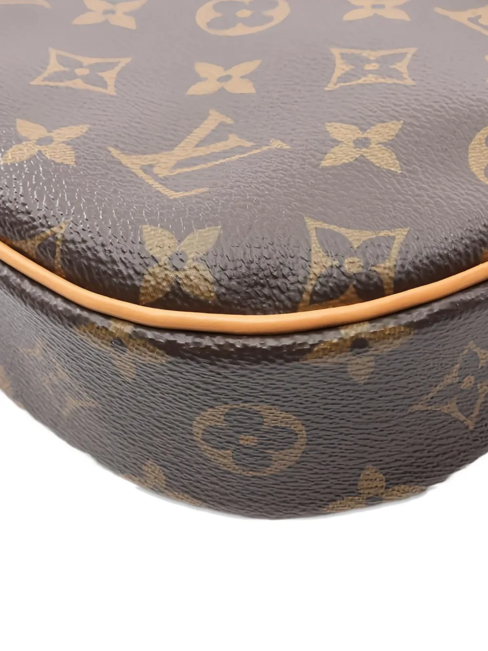 Pre-owned Louis Vuitton 2015 Odeon Pm Monogram Shoulder Bag In Brown