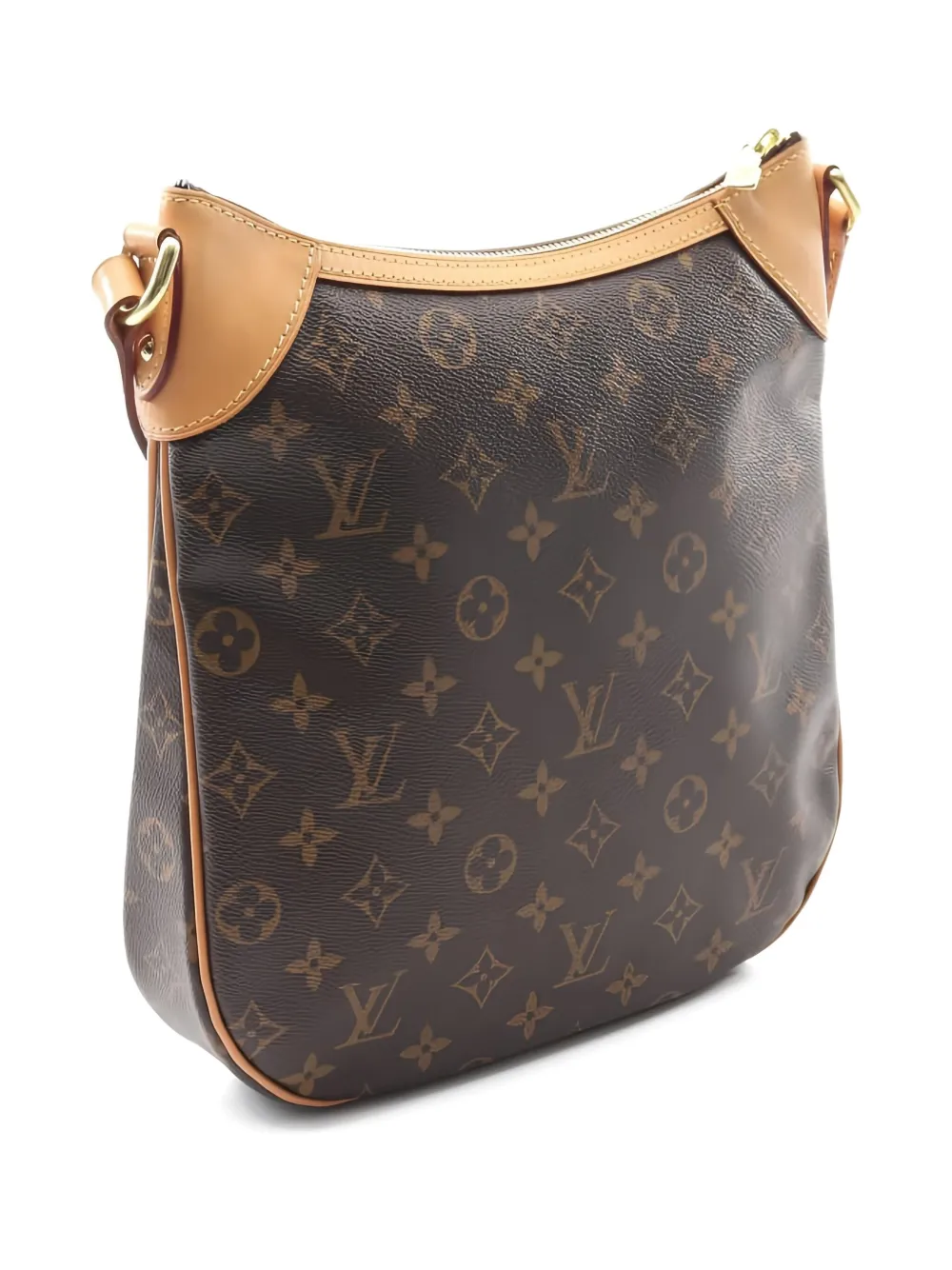 Pre-owned Louis Vuitton 2015 Odeon Pm Monogram Shoulder Bag In Brown