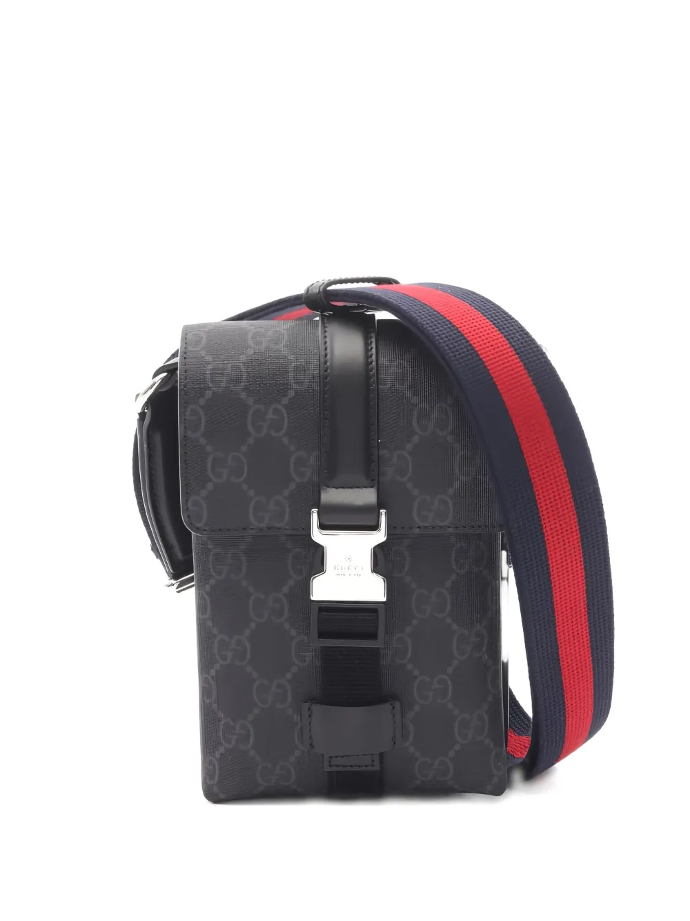 Gucci Pre-Owned 2020s super mini GG Supreme messenger bag | Grey | Image 1
