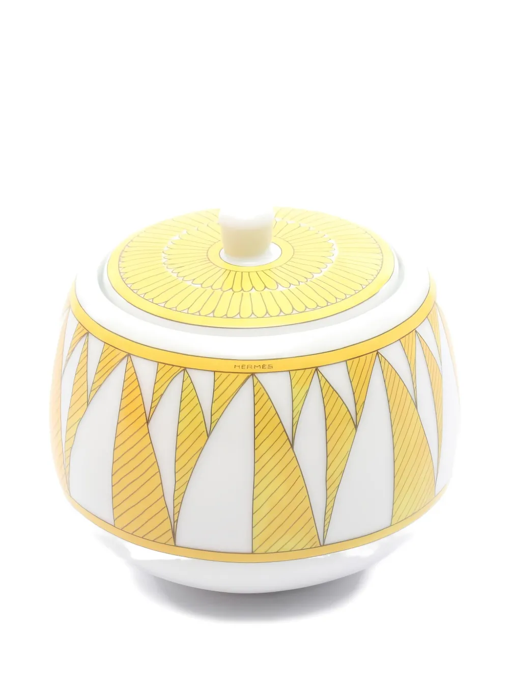 Hermès Pre-Owned 2020s Soleil d'Hermès bowl (10 cm) | Yellow | Image 1