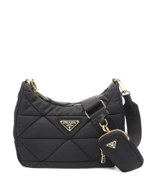 Prada Pre-Owned bolsa de hombro capitonada 2020