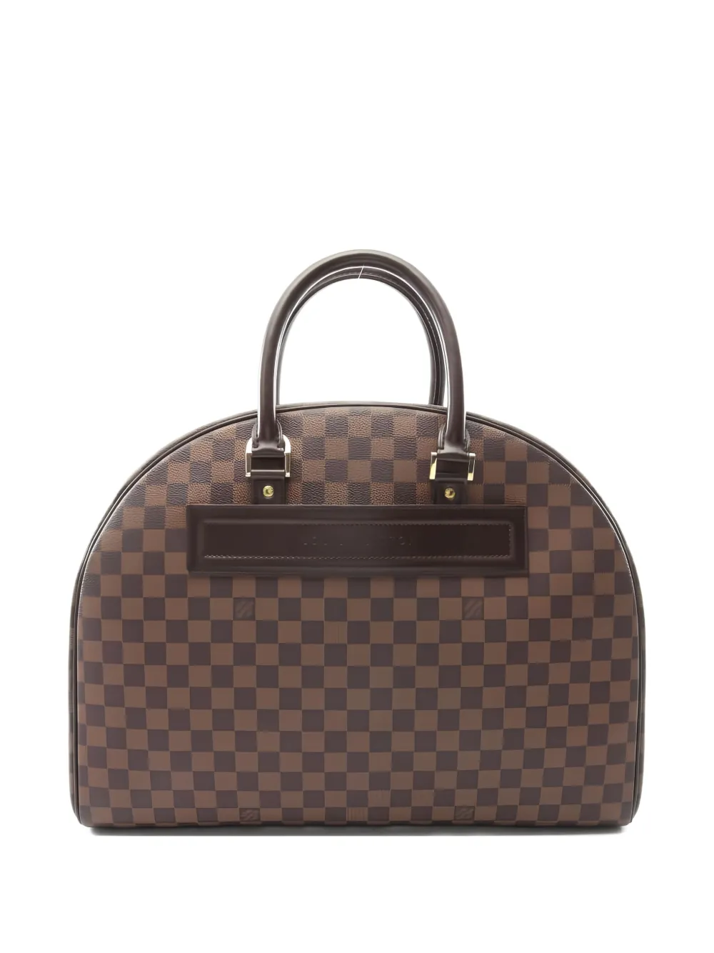 Pre-owned Louis Vuitton 2000 Nolita 24 Handbag In Brown