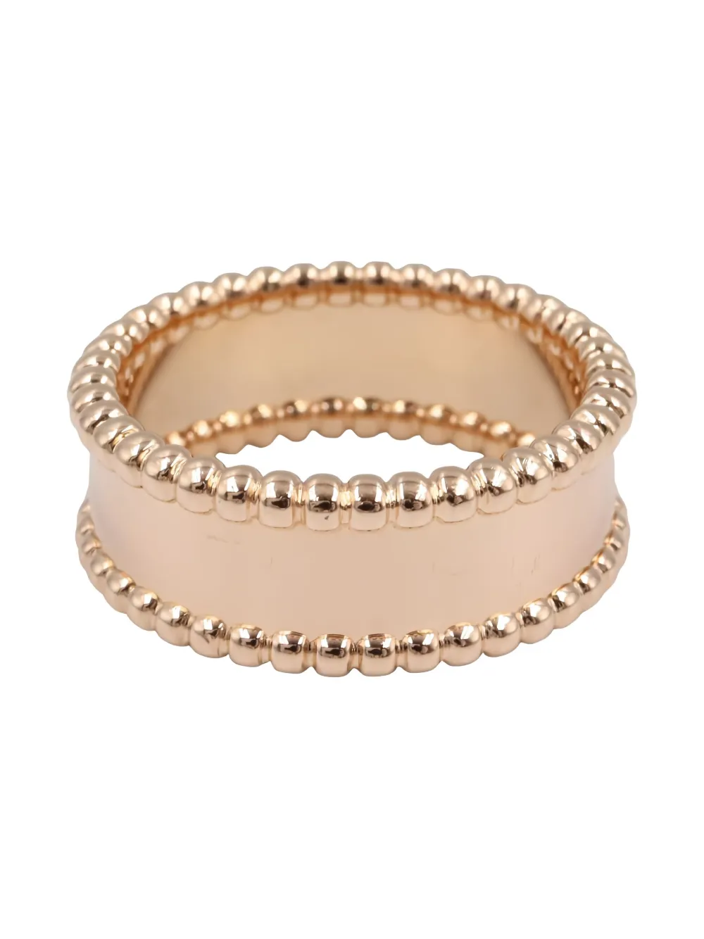 Pre-owned Van Cleef & Arpels 2010s Perlée Signature Ring In Pink
