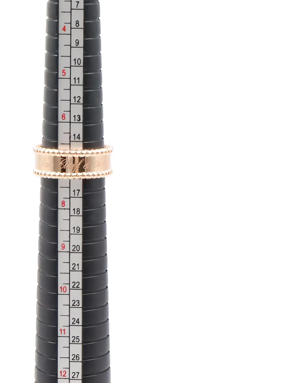 Pre-owned Van Cleef & Arpels 2010s Perlée Signature Ring In Pink
