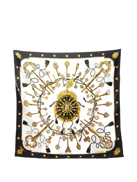 Hermès Pre-Owned mascada Les Cles 2000