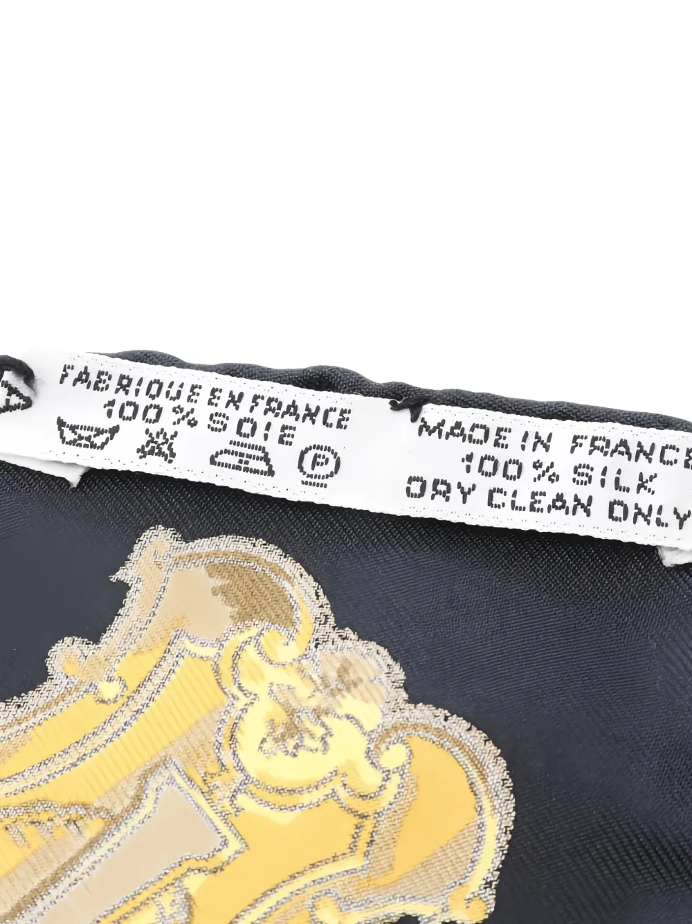 Pre-owned Hermes 2000s Les Cles Keys-print Scarf In White