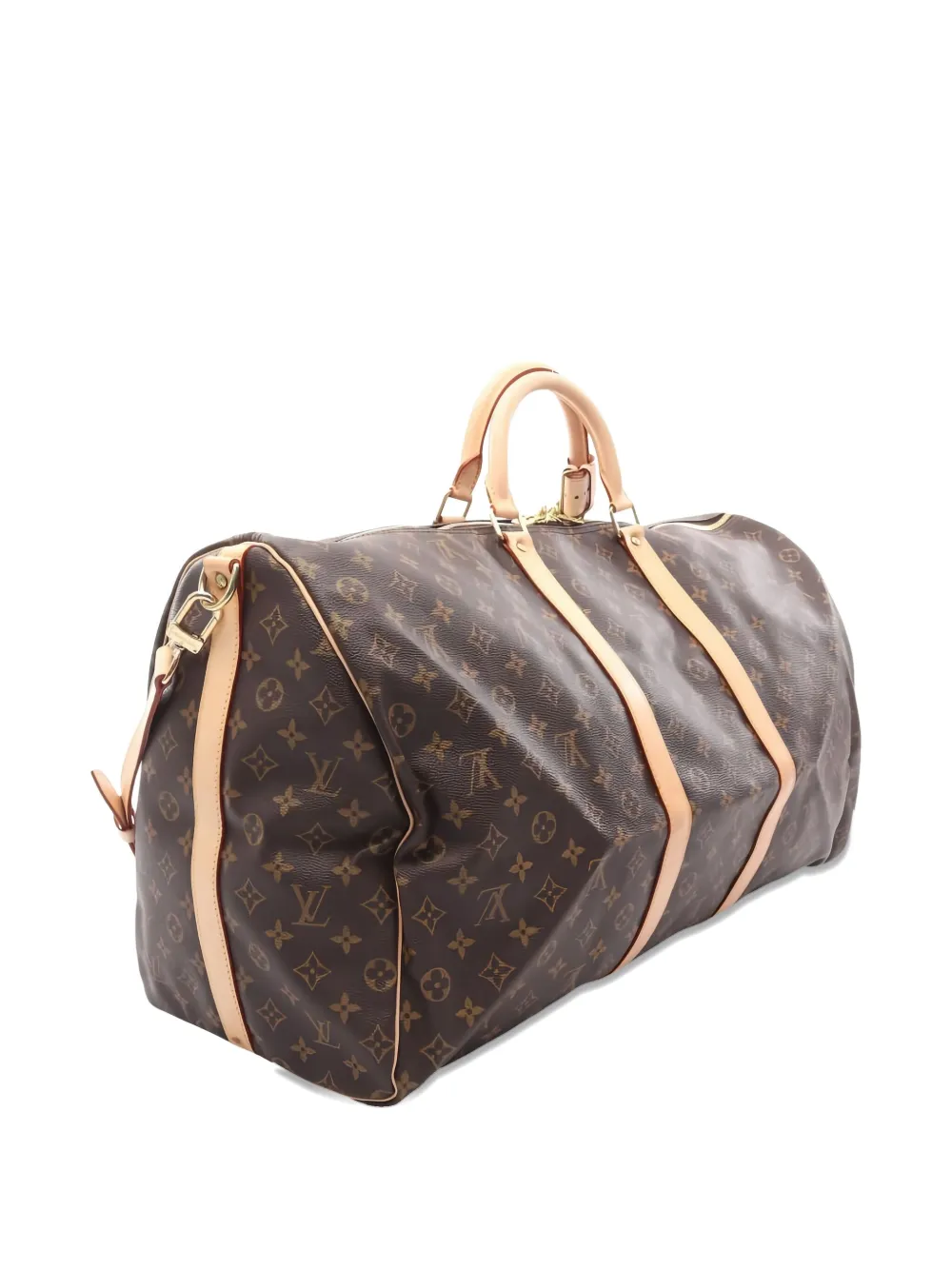 Louis Vuitton Pre-Owned 2000 Keepall Bandouliere 60 Monogram travel bag | Brown | Image 1