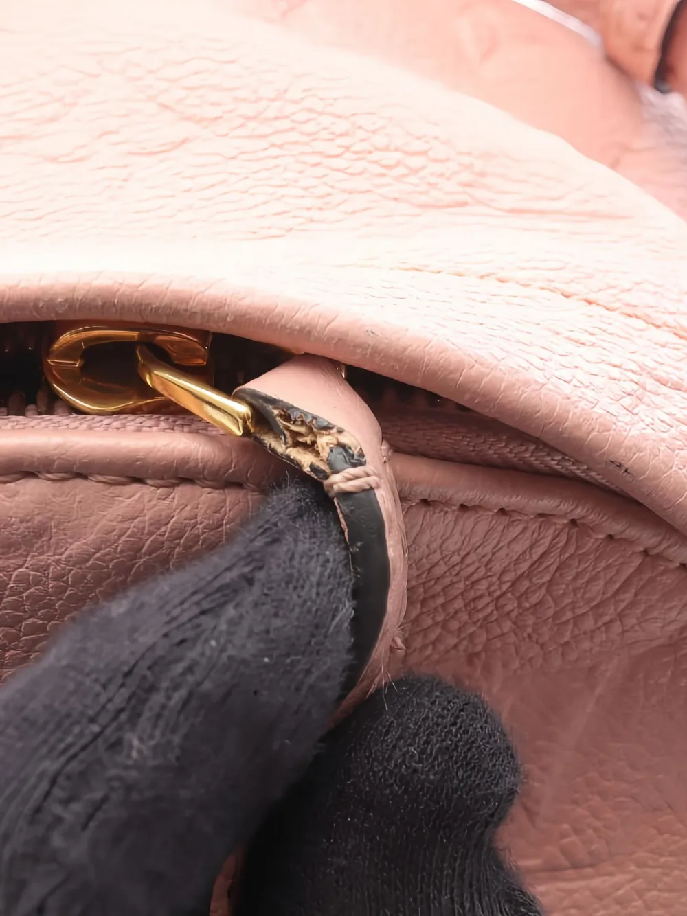 Pre-owned Louis Vuitton 2017 Sorbonne Monogram Empreinte Leather Backpack In Pink