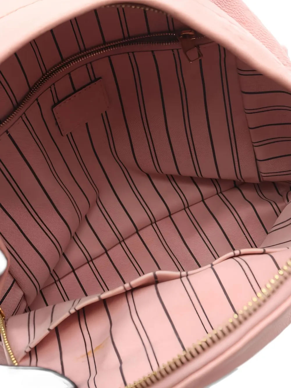 Pre-owned Louis Vuitton 2017 Sorbonne Monogram Empreinte Leather Backpack In Pink