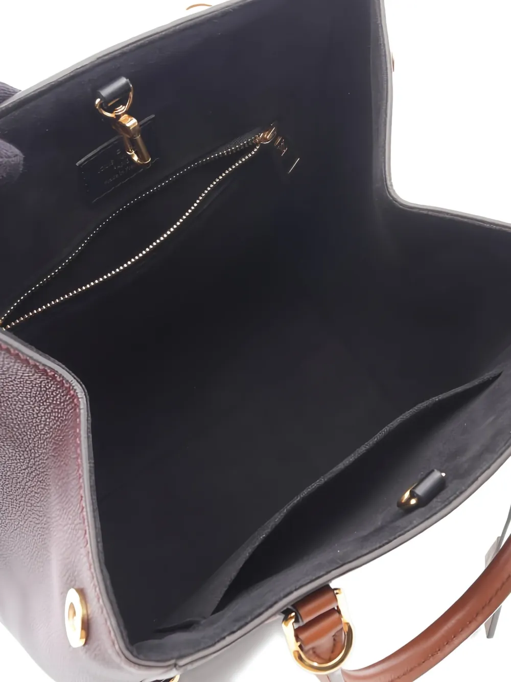Pre-owned Louis Vuitton 2021 Monogram Fold Mm Noir Tote Bag In Brown